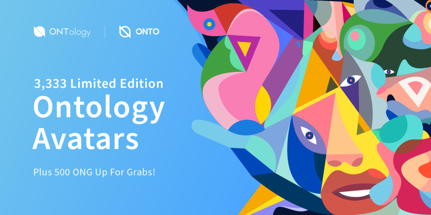 Ontology x ONTO Wallet: 3,333 Limited Edition Ontology Avatars + 500 ONG Up For Grabs!
